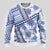 Hawaii Quilt Ugly Christmas Sweater Kakau Polynesian Pattern Blue Version LT01 - Polynesian Pride