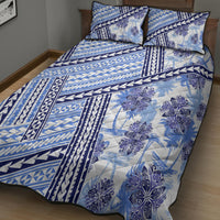 Hawaii Quilt Quilt Bed Set Kakau Polynesian Pattern Blue Version LT01 - Polynesian Pride