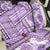 Hawaii Quilt Back Car Seat Cover Kakau Polynesian Pattern Lilac Version LT01