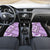 Hawaii Quilt Car Mats Kakau Polynesian Pattern Lilac Version LT01 - Polynesian Pride