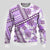 Hawaii Quilt Ugly Christmas Sweater Kakau Polynesian Pattern Lilac Version LT01 - Polynesian Pride