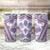 Hawaii Quilt Tumbler Cup Kakau Polynesian Pattern Lilac Version