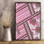 Hawaii Quilt Canvas Wall Art Kakau Polynesian Pattern Mauve Pink Version LT01 - Polynesian Pride