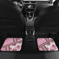 Hawaii Quilt Car Mats Kakau Polynesian Pattern Mauve Pink Version LT01 - Polynesian Pride