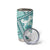 Hawaii Quilt Tumbler Cup Kakau Polynesian Pattern Teal Version