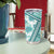 Hawaii Quilt Tumbler Cup Kakau Polynesian Pattern Teal Version