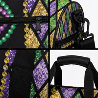 Mardi Gras Skull Duffle Bag Beads Fleur De Lis LT01 - Polynesian Pride