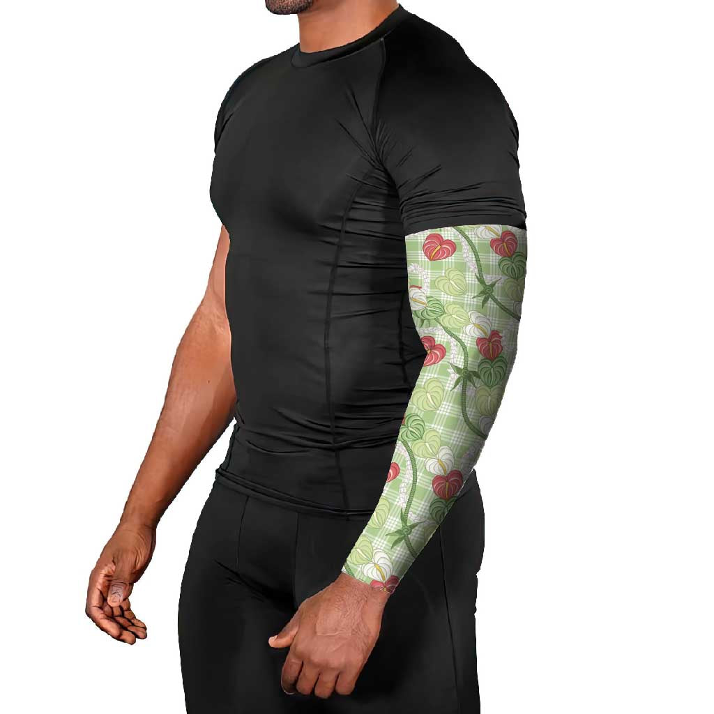 Anthurium Pikake Ti Leaf Palaka Arm Sleeves Green Version