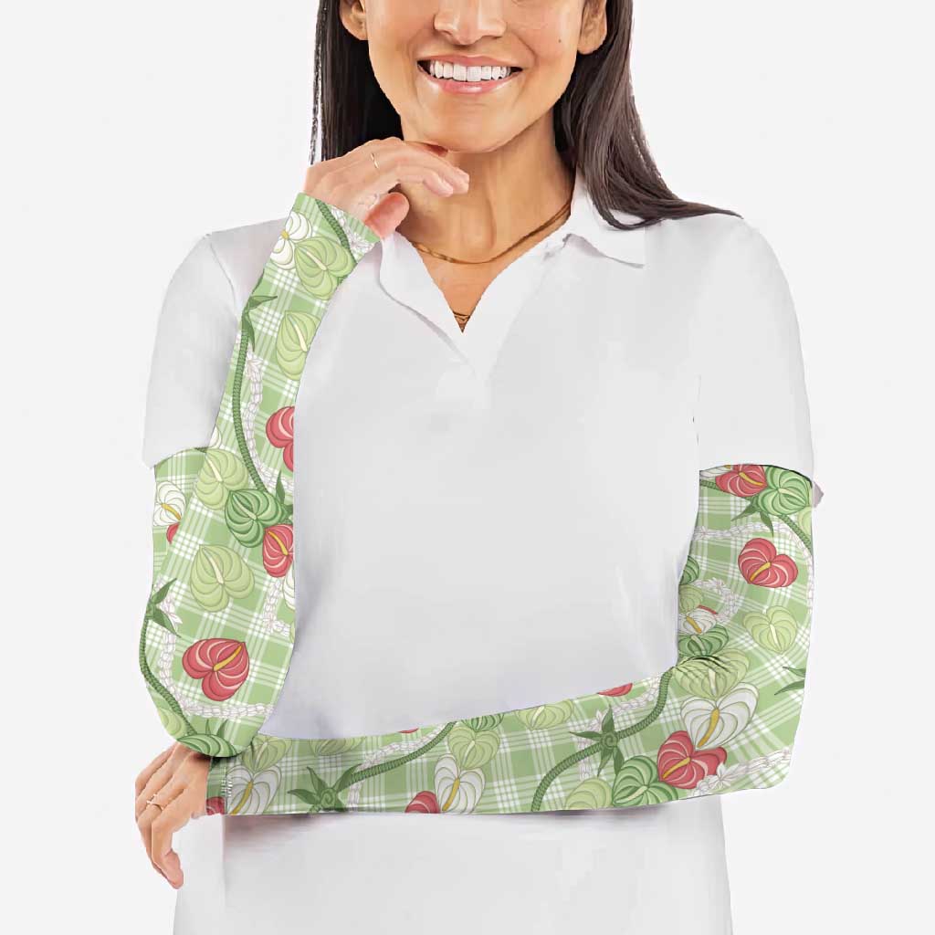 Anthurium Pikake Ti Leaf Palaka Arm Sleeves Green Version