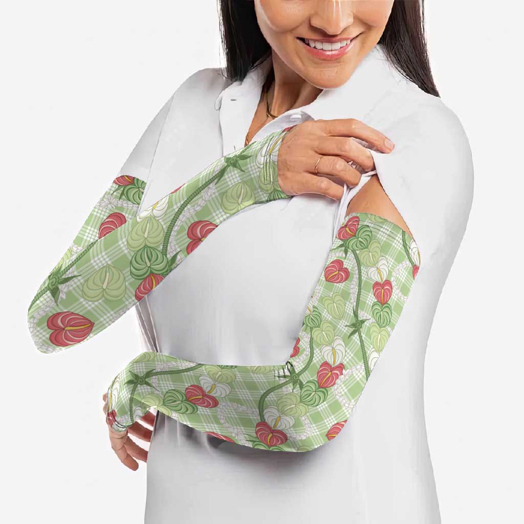 Anthurium Pikake Ti Leaf Palaka Arm Sleeves Green Version