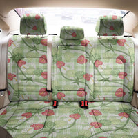 Anthurium Pikake Ti Leaf Palaka Back Car Seat Cover Green Version LT01 - Polynesian Pride