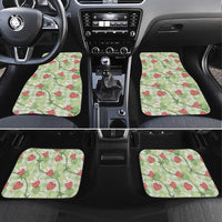 Anthurium Pikake Ti Leaf Palaka Car Mats Green Version