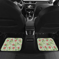 Anthurium Pikake Ti Leaf Palaka Car Mats Green Version