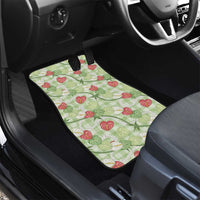 Anthurium Pikake Ti Leaf Palaka Car Mats Green Version
