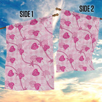 Anthurium Pikake Ti Leaf Palaka Garden Flag Pink Version LT01 - Polynesian Pride
