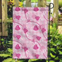 Anthurium Pikake Ti Leaf Palaka Garden Flag Pink Version LT01 Garden Flag Pink - Polynesian Pride
