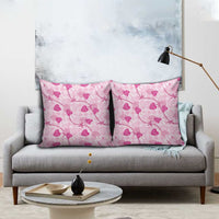Anthurium Pikake Ti Leaf Palaka Pillow Cover Pink Version LT01 - Polynesian Pride