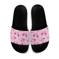 Anthurium Pikake Ti Leaf Palaka Slide Sandals Pink Version