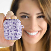 Anthurium Pikake Ti Leaf Palaka AirPods Case Purple Version