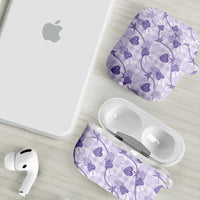 Anthurium Pikake Ti Leaf Palaka AirPods Case Purple Version