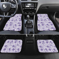 Anthurium Pikake Ti Leaf Palaka Car Mats Purple Version
