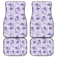 Anthurium Pikake Ti Leaf Palaka Car Mats Purple Version
