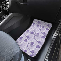 Anthurium Pikake Ti Leaf Palaka Car Mats Purple Version