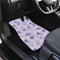 Anthurium Pikake Ti Leaf Palaka Car Mats Purple Version