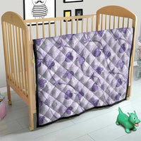 Anthurium Pikake Ti Leaf Palaka Quilt Purple Version LT01 - Polynesian Pride