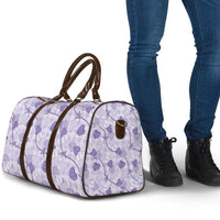 Anthurium Pikake Ti Leaf Palaka Travel Bag Purple Version