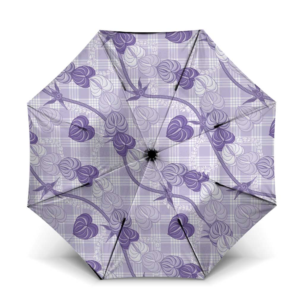 Anthurium Pikake Ti Leaf Palaka Umbrella Purple Version