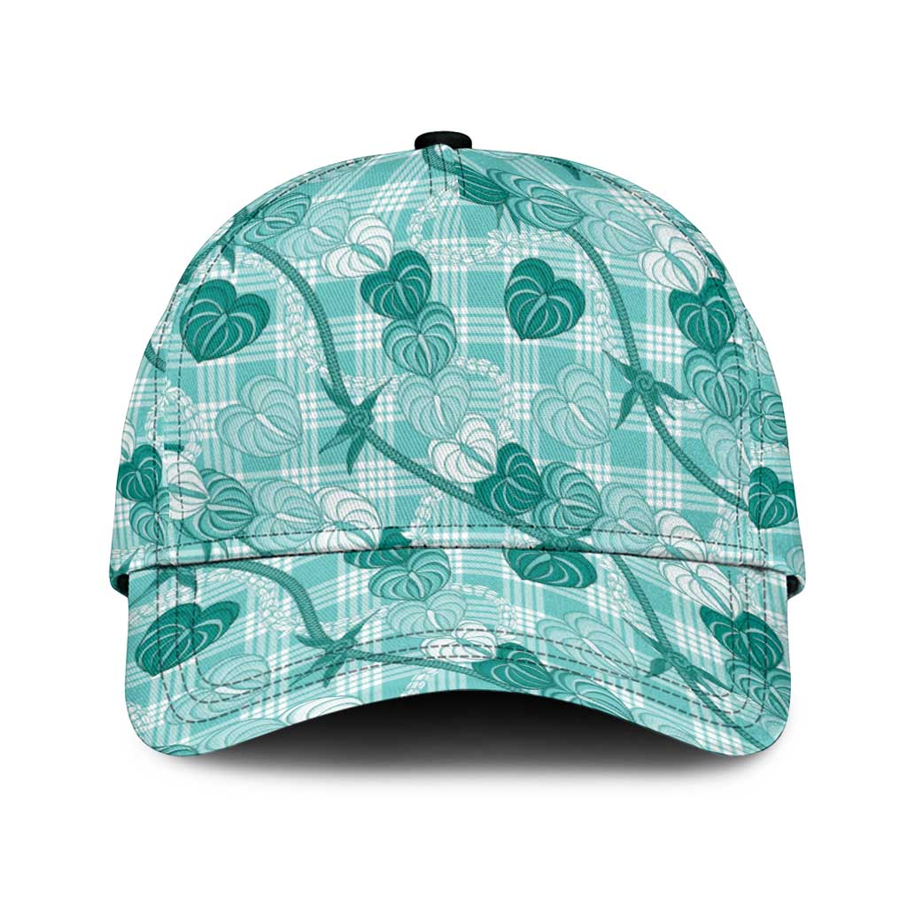 Anthurium Pikake Ti Leaf Palaka Classic Cap Turquoise Version