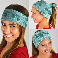 Anthurium Pikake Ti Leaf Palaka Neck Gaiter Turquoise Version LT01 - Polynesian Pride