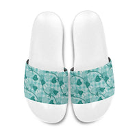 Anthurium Pikake Ti Leaf Palaka Slide Sandals Turquoise Version