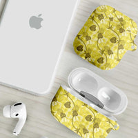 Anthurium Pikake Ti Leaf Palaka AirPods Case Yellow Version LT01 - Polynesian Pride