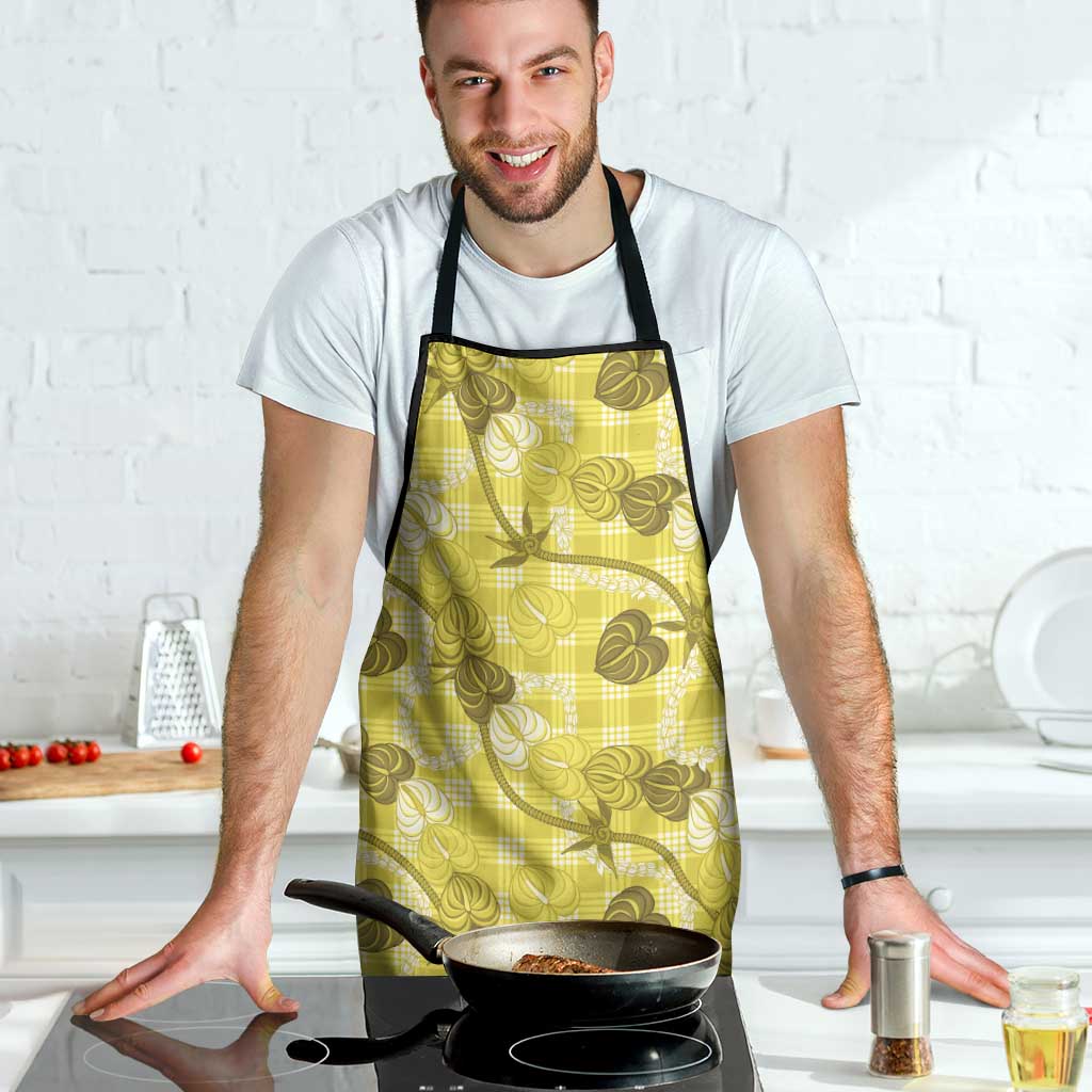 Anthurium Pikake Ti Leaf Palaka Apron Yellow Version LT01 - Polynesian Pride