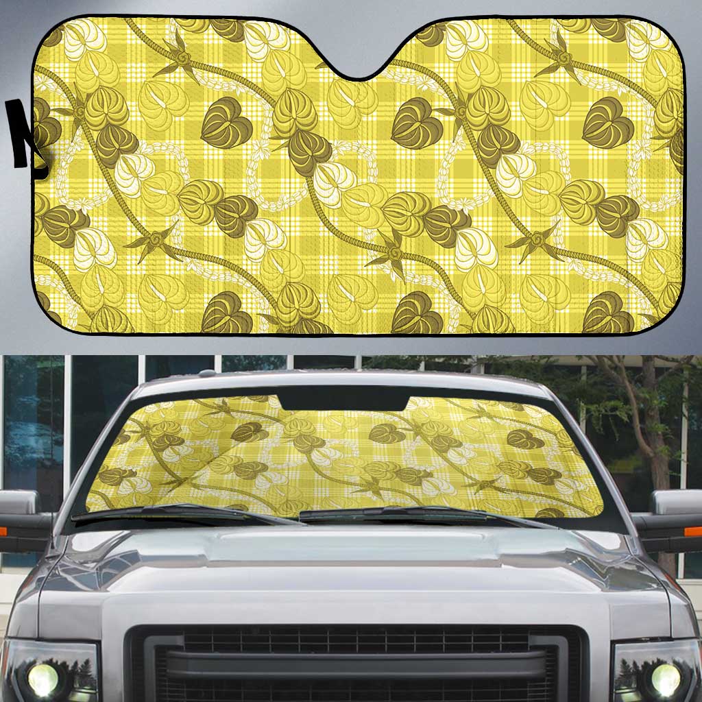 Anthurium Pikake Ti Leaf Palaka Auto Sun Shade Yellow Version LT01 Yellow - Polynesian Pride