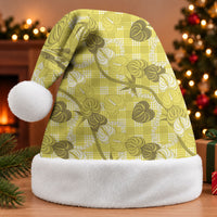 Anthurium Pikake Ti Leaf Palaka Christmas Santa Hat Yellow Version LT01 Without Fur Yellow - Polynesian Pride