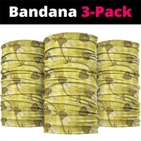 Anthurium Pikake Ti Leaf Palaka Neck Gaiter Yellow Version