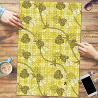 Anthurium Pikake Ti Leaf Palaka Puzzle Yellow Version LT01 Yellow - Polynesian Pride