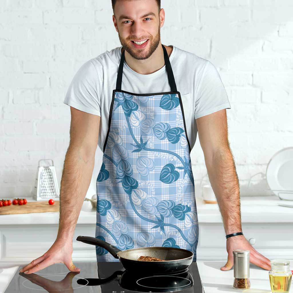 Anthurium Pikake Ti Leaf Palaka Apron Blue Version
