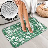 Hibiscus Pakala Emerald Green Bathroom Set Tropical Floral Stylized - Polynesian Pride