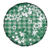 Hibiscus Pakala Emerald Green Spare Tire Cover Tropical Floral Stylized LT01 - Polynesian Pride