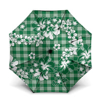 Hibiscus Pakala Emerald Green Umbrella Tropical Floral Stylized - Polynesian Pride