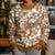 Hibiscus Pakala Bronze Brown Kid Ugly Christmas Sweater Tropical Floral Stylized - Polynesian Pride