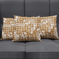 Hibiscus Pakala Bronze Brown Pillow Cover Tropical Floral Stylized LT01 - Polynesian Pride