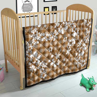 Hibiscus Pakala Bronze Brown Quilt Tropical Floral Stylized - Polynesian Pride