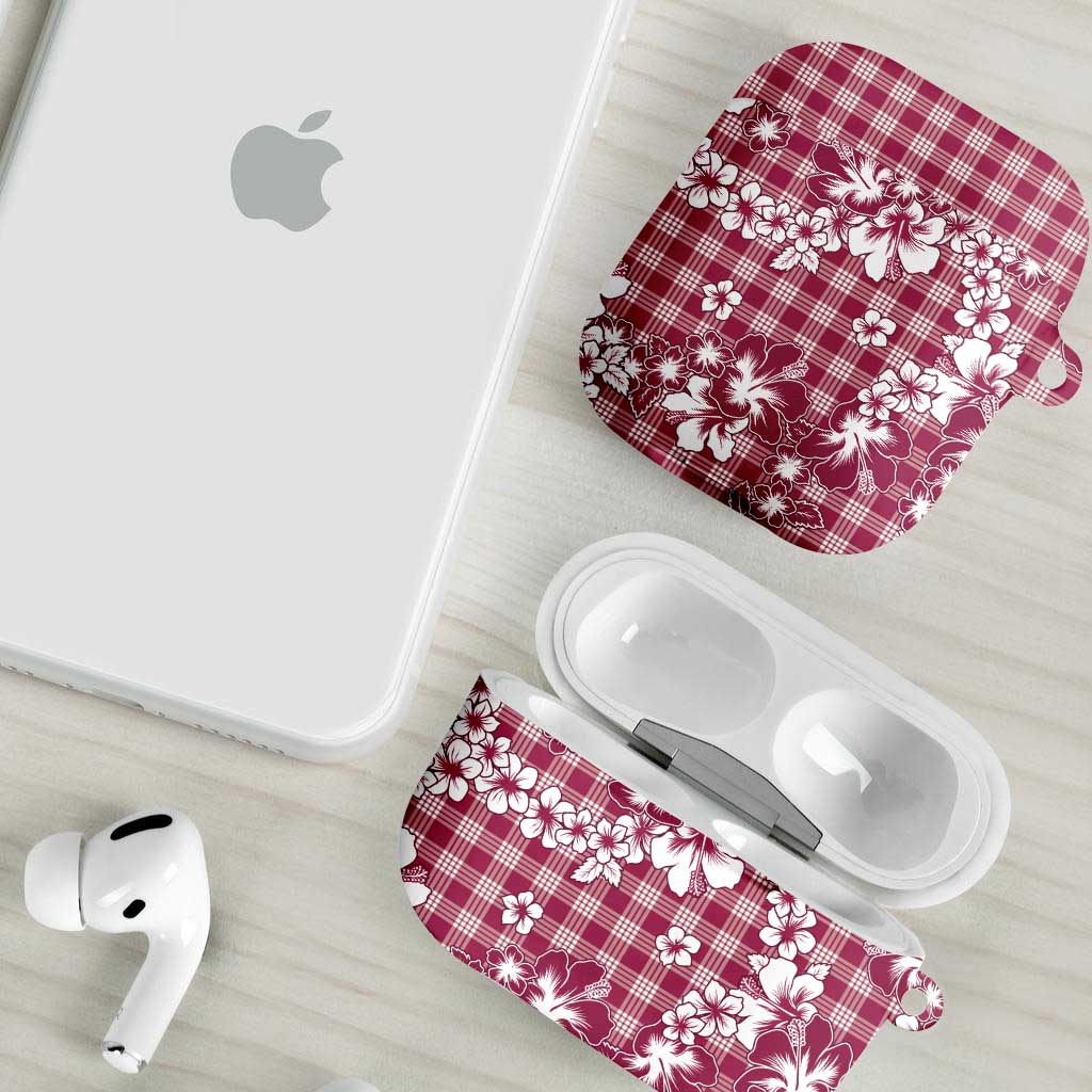 Hibiscus Pakala Royal Magenta AirPods Case Tropical Floral Stylized - Polynesian Pride