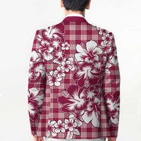 Hibiscus Pakala Royal Magenta Blazer Tropical Floral Stylized LT01 - Polynesian Pride