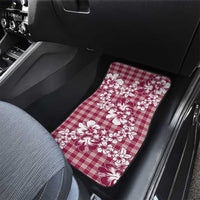Hibiscus Pakala Royal Magenta Car Mats Tropical Floral Stylized LT01 - Polynesian Pride